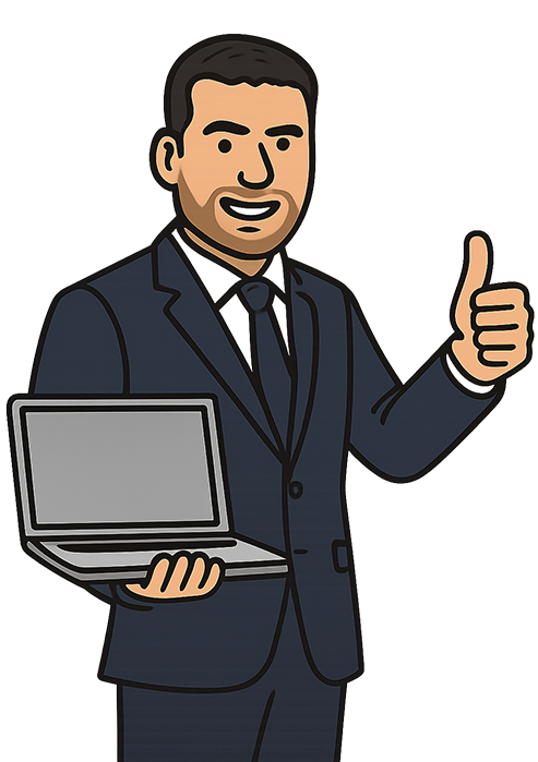 image holding laptop